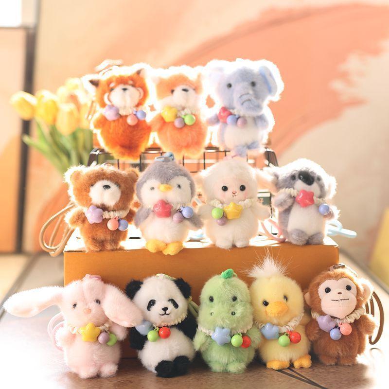 Cute Raccoon Plush Keychain With Soft Pp Cotton For Bag Decor And Gifts