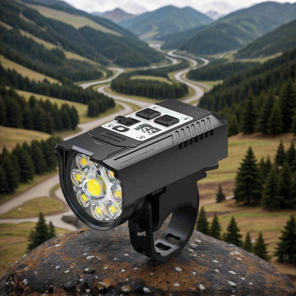 LED Bicycle Front Light High Brightness Bike Flashlight Intelligent Sensor Bicycle Head Light Bicycle Headlight for Night Riding