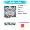 Winged Special Shaped DIY Partial Drill Diamond Art Kit for Adults Beginners Home Decor Diamonds Paintings Gem Art 30x30cm