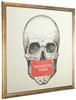 Simple Skull Art 57cm x Made in Stylish Interior Living Room Pop Fabric Panel, 57cm, Large, Japan, Poster, Decor, Decor, Art, Rock, Panel,