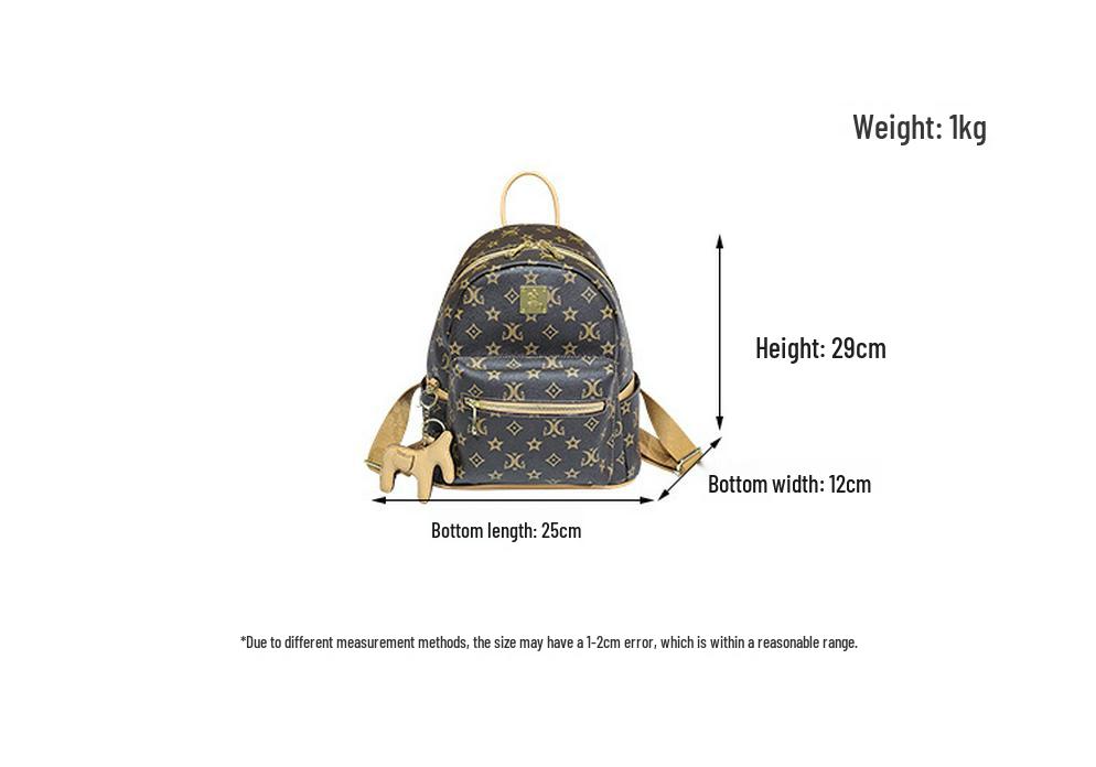 Women's Retro Floral Backpack, Classic Style, Fashionable, Large Capacity, Perfect for Commuting