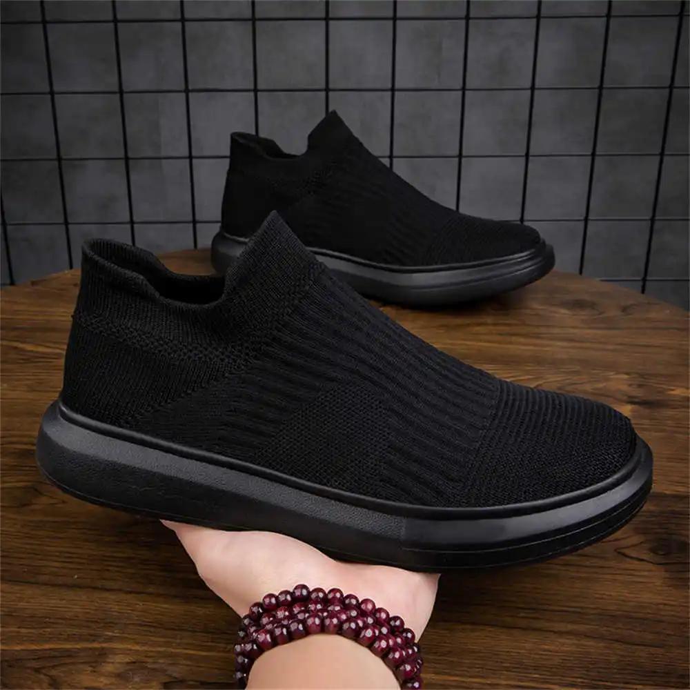 Fashion Knitting Thick Heel Men Fashion Boots Men's Sneakers 38 Size Mens Walking Shoes Sport Sneekers Cheap Luxus Specials