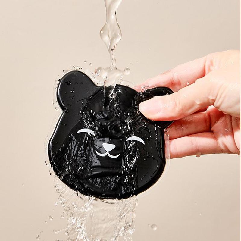 Soft Silicone Bear Shaped Body Lotion Applicator Tool For Foundation And Makeup Application Ideal For Women Skincare