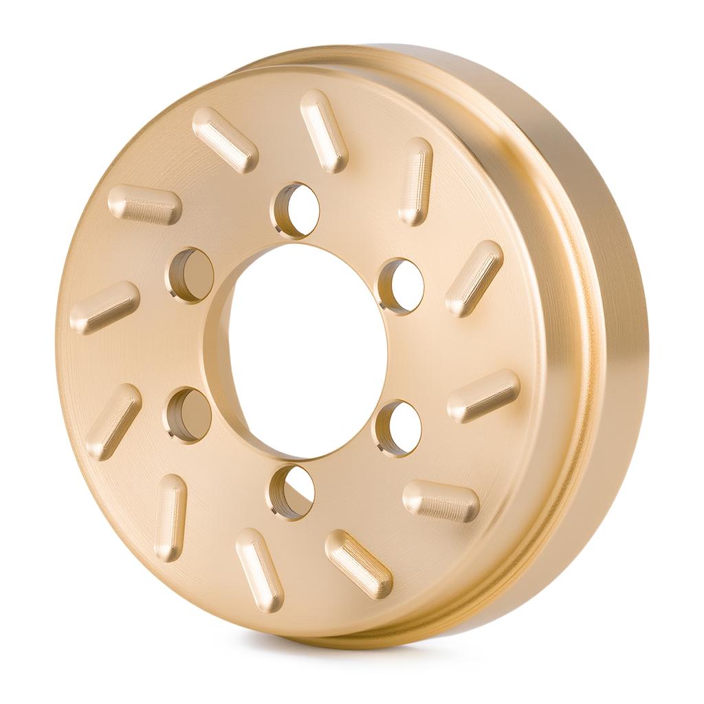 2/4Pcs Brass Internal Counterweight 62g for 1.9 2.2 Inch Wheel Rims Axial SCX10 90046 TRX4 TRX6 1/10 RC Crawler Car Parts