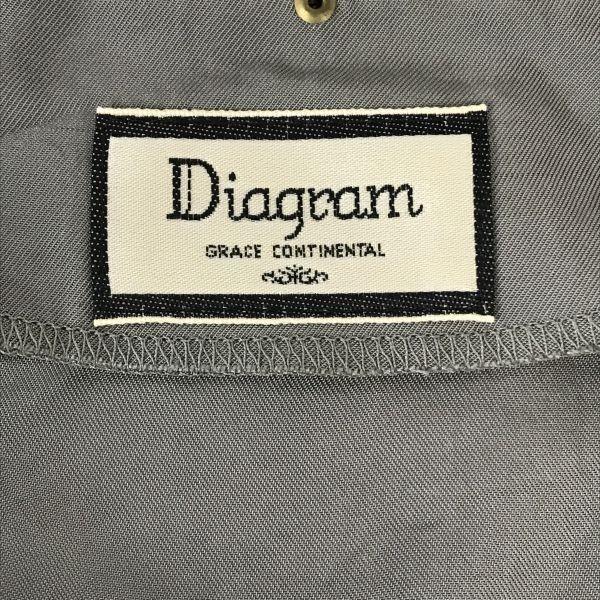 Made In Japan / Diagram / GRACE CONTINENTAL / Short Sleeve Dress [Women’s L Approx. / Khaki] Tunic / Dress(USED)