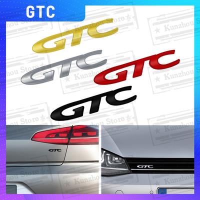 1 Stück Metall GTC Logo für Zafira Mokka Meriva Insignia Corsa Astra Adam Vauxhall Emblem Auto Frontgrill Heckklappe Aufkleber