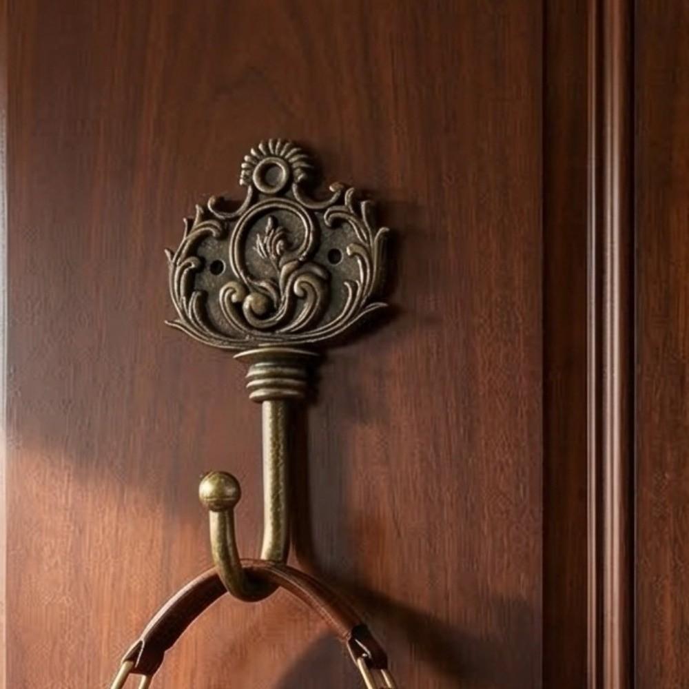 Home Decoration Hanging Key Holder Iron European Style Metal Hook Nordic Style Wall Hook Home