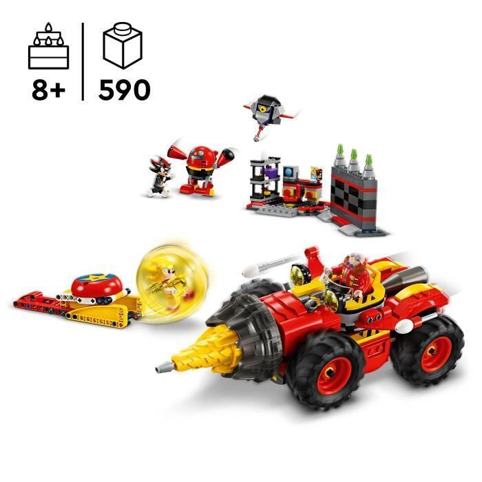 LEGO® Sonic the Hedgehog 76999 Super Sonic contre Egg Drillster, Avec Shadow et Dr. Eggman