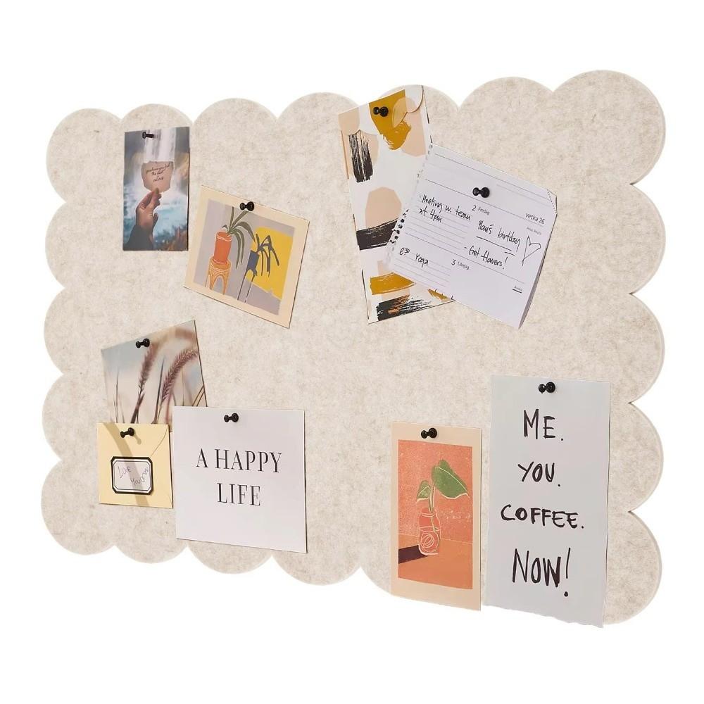 Large Bulletin Board Felt Decorative Panel Ins Photo Display Board  For Office Home Classroom
