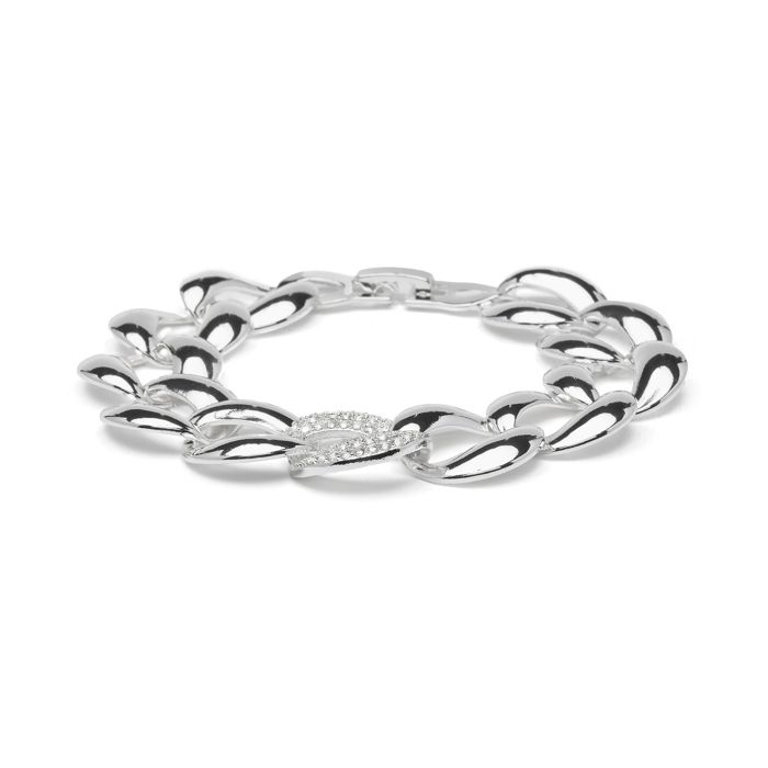 Bracelet - LUXENTER - Shinthi - Oxyde de zirconium - Finition rhodium - Longueur 18 cm