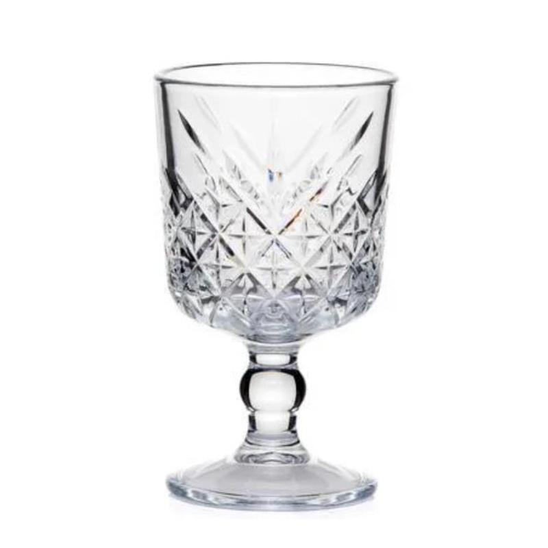 European Style Carved Shochu Glass Wine Glass With Feet For Liquor, One Mouthful Of High Foot Baijiu Tequila Goblet