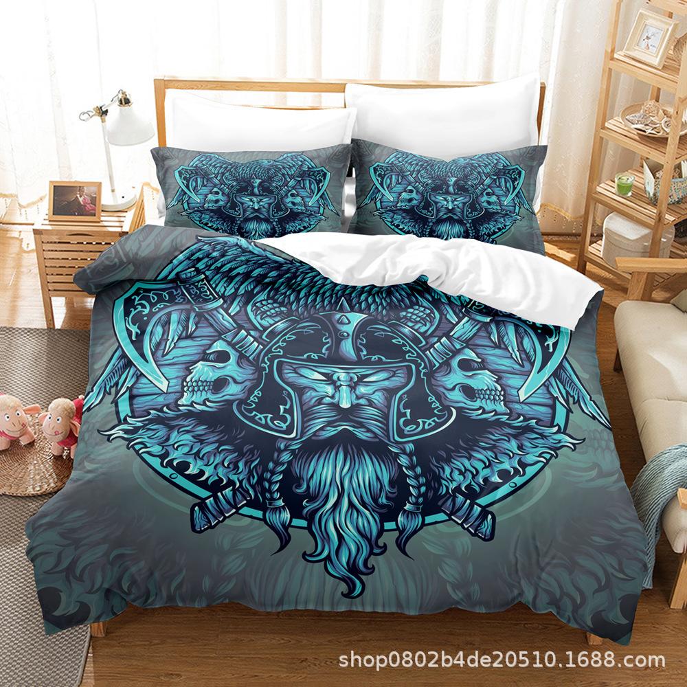 Fashion Technology Printing, 3D Digital Printing, Bedding, Duvet Covers, Pillowcases, Three-piece Sets