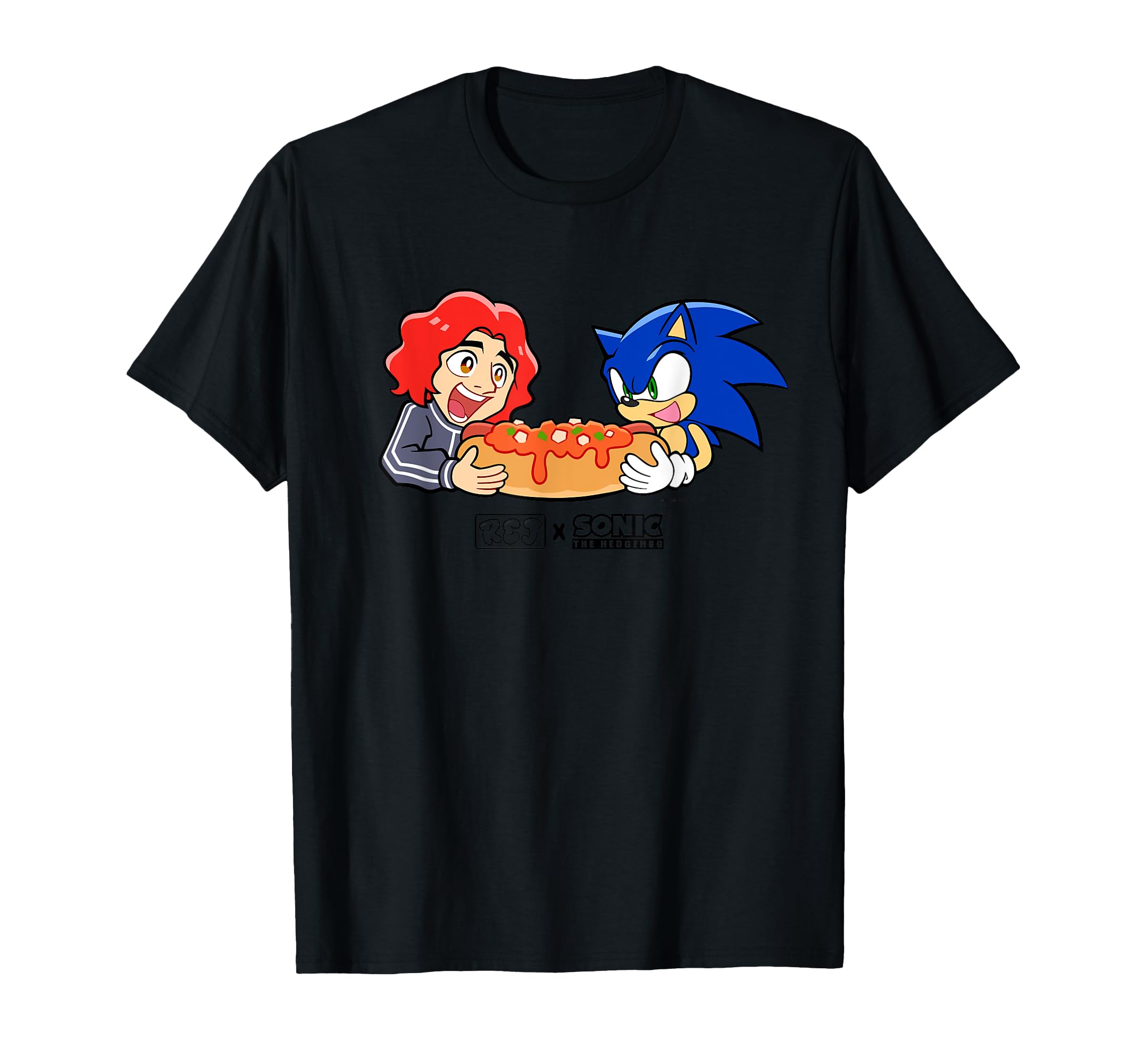 

Sonic x Regekun Chili Dog L T-shirt