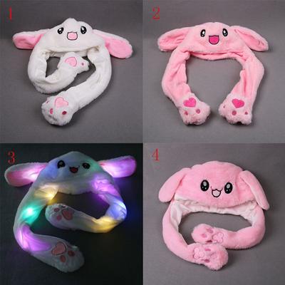 Cute Cartoon Dance Ears Rabbit Beanie Hat Airbag Cap