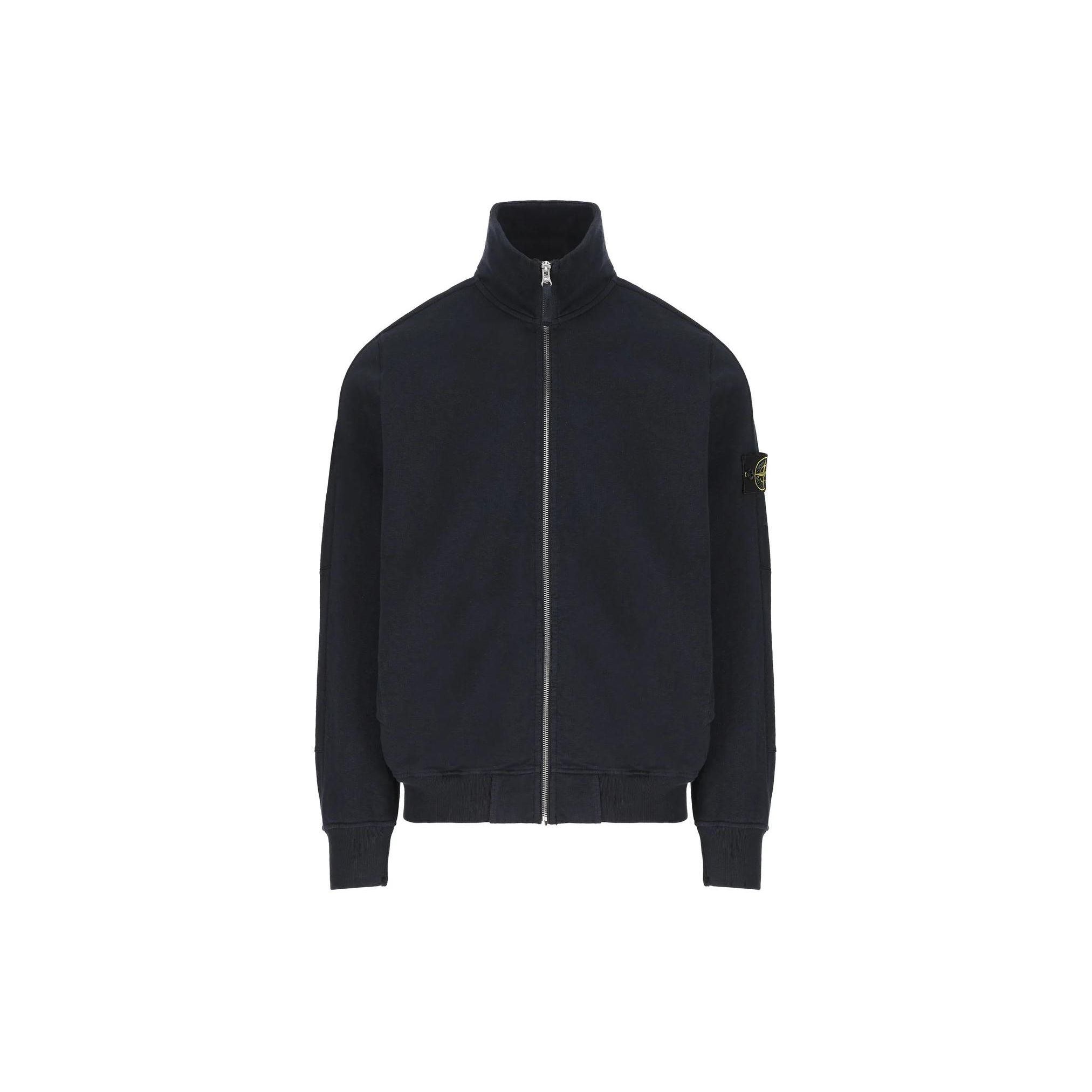

Stone Island Ss24 Solid Color Logo Stand Collar Jacket Men Jacket Navy-Blue 801565960-V0020 XL