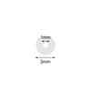 AOEDEJ 6-200P Silicone Piercing Healing Discs Anti Invagination Flexible Anti Hyperplasia for Earring Back No Pull Piercing Disc