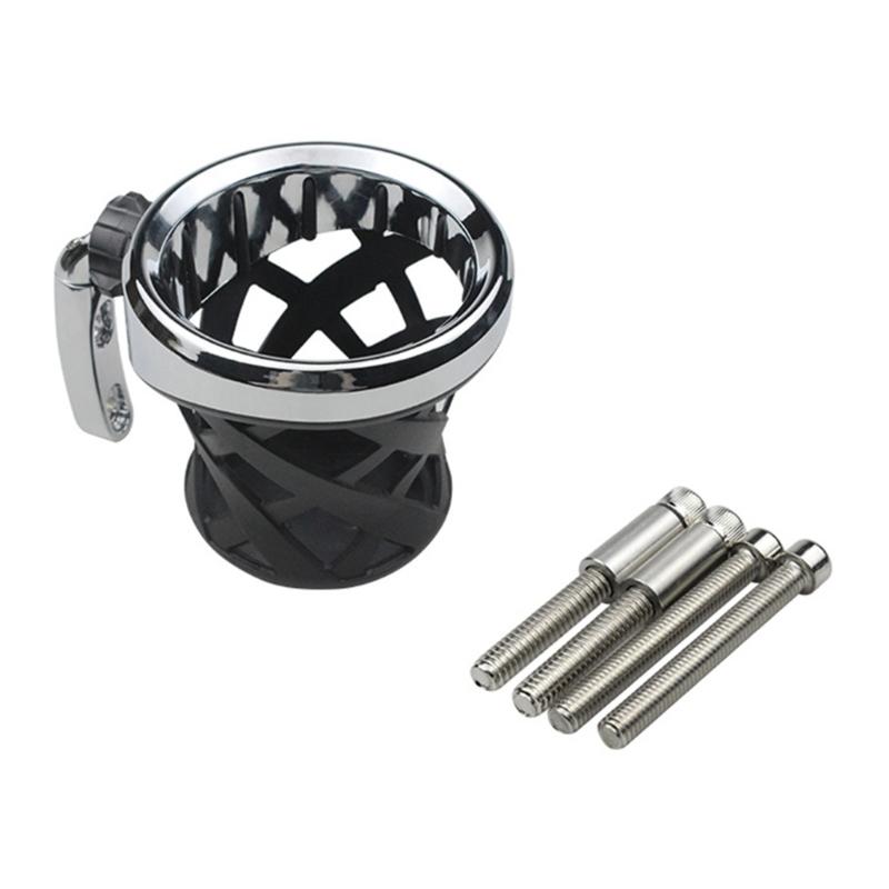 Bike Drink Cup Mount with Bar Bracket and Open Base Cup Frame Modification Part for Gl1800 F6B 2018-2022 Commutes, Fuel Stops, and Road Travel Each