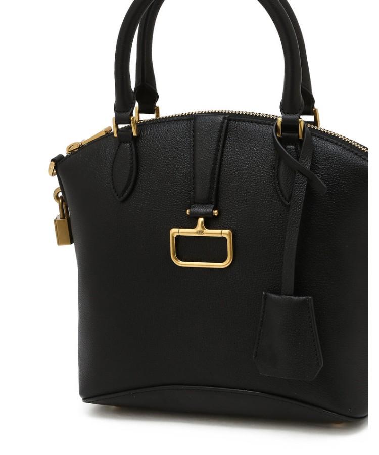 Daks Womens Accessories Burkebag Charlotte Black Leather Tote Bag S_Dcba6E820Bk