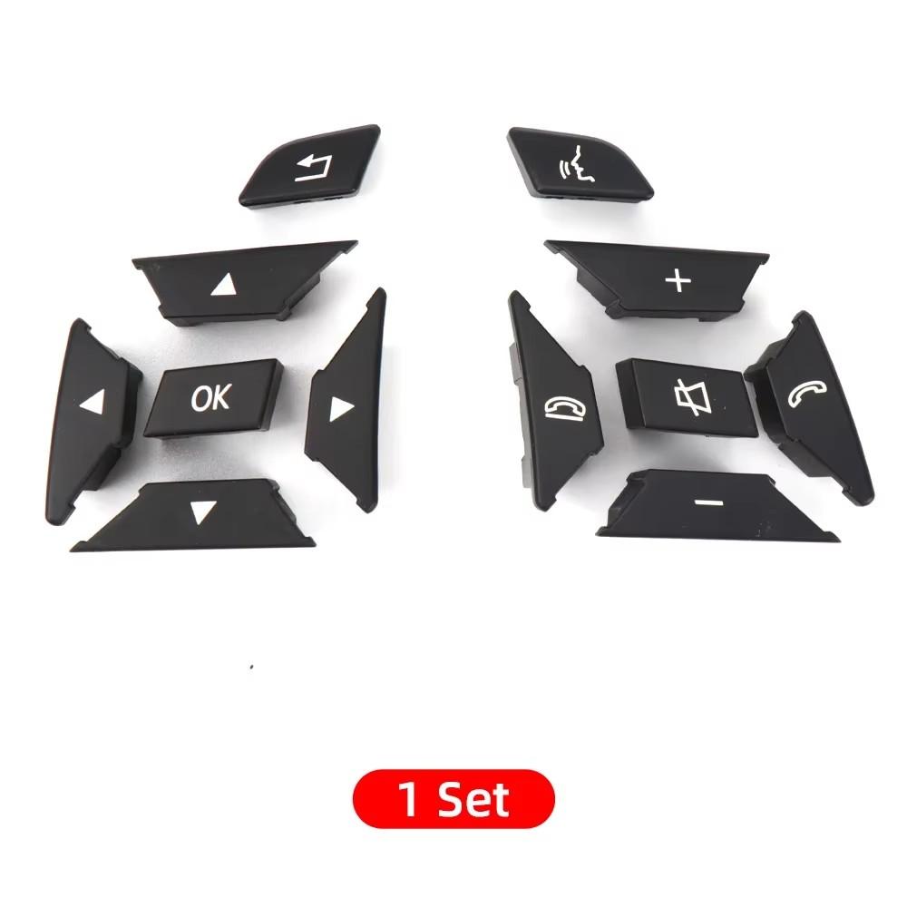 Car Steering Wheel Menu Control Button Switch Cap For Mercedes Benz C E CLS Class W204 W212 W218 Multi-functional Button Cover