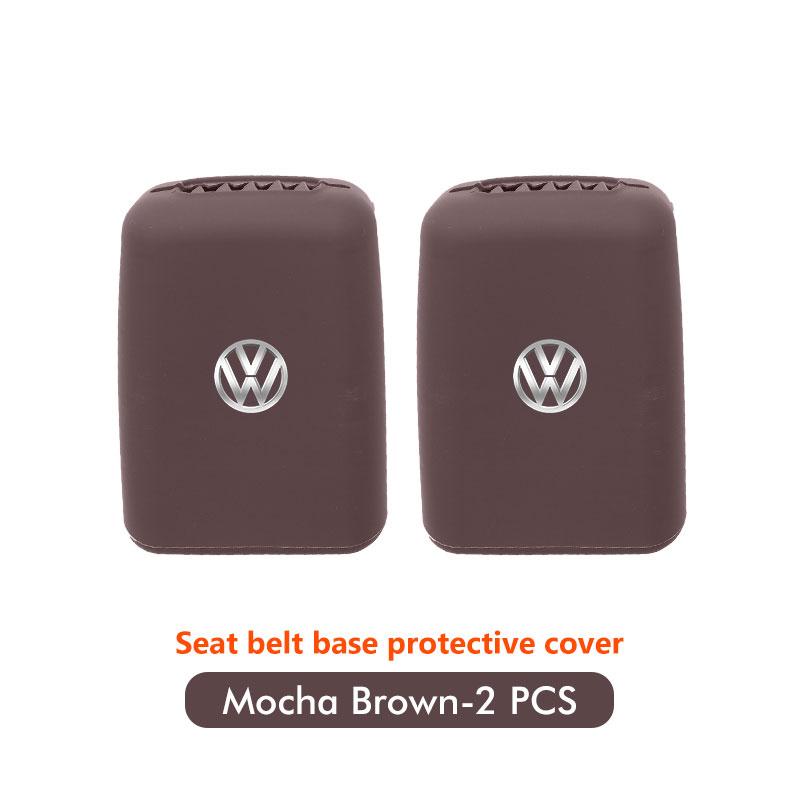 wer5For Volkswagen VW Car Seat Belt Collision Avoidance Sleeve Safety Lock Buckle Cover Scirocco Jetta Beetle Golf 4 5 6 Passat Polo