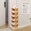 Compact Lightweight Shoe Rack: Space-Saving, Removable Storage for Dorms & Indoor Use