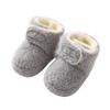 First Walker Soft Sole Non-Slip Baby Shoes & Socks - Thickened for Warmth, Solid Color, Perfect for Autumn/Winter, Newborn to Toddler Floorsocks