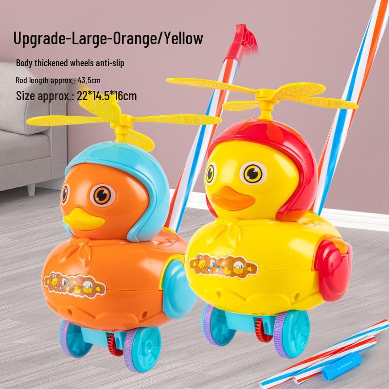 Charming Duck Push-Along Toy for Toddlers