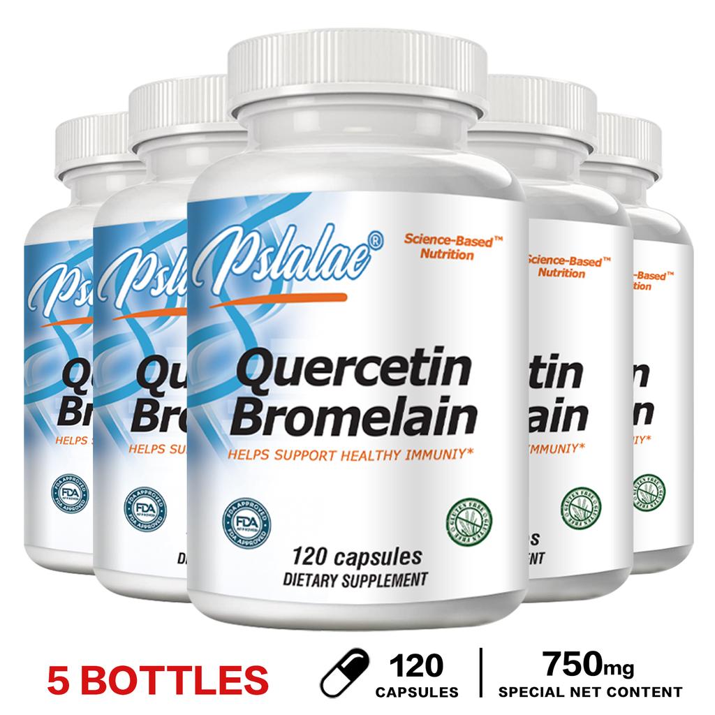 Pslalae Is Rich In Quercetin, Bromelain Capsules, and a Complex Plant Extract Formula; Suitable for Daily Care for Adults.