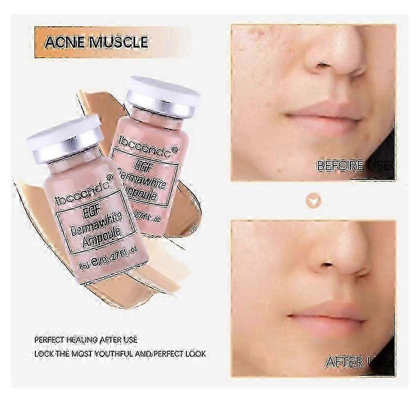 Hautpflege 12 Flaschen BB Glow Kit Ampulle Aufhellendes Serum Foundation Db