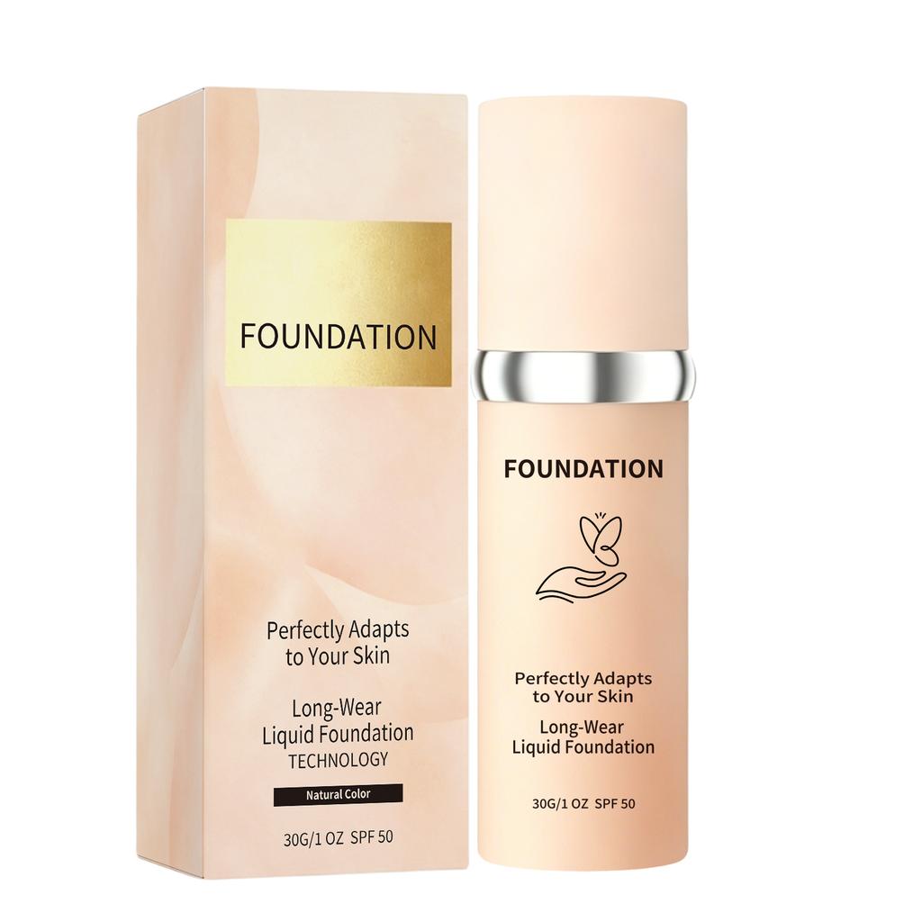 Intelligent Skin-Tone Adaptation Foundation Glossy facial foundation that evens out skin tone, is moisturizing, easy to apply,