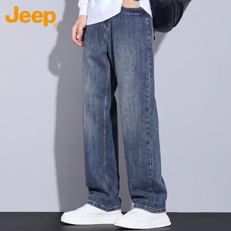 JEEP Men s Straight-Leg Loose Fit Casual Jeans 38