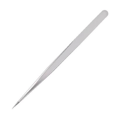 Precise Ground Stainless Steel Crafting Tweezers For Microscopic Work Comfort Handle Design Laboratory Gardening Use