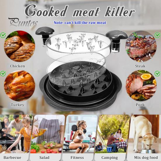 Chicken Shredder Large Chicken Breast Shredder Tool with Brush Set Ergonomic Handle BPA Free Dishwasher Safe Chicken Pork Chopper