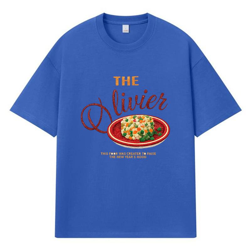 2026 The Livier Printed Graphic Y2k Harajuku Streetwear 100% Cotton T Shirt Casual Oversized Summer Men T-shirt