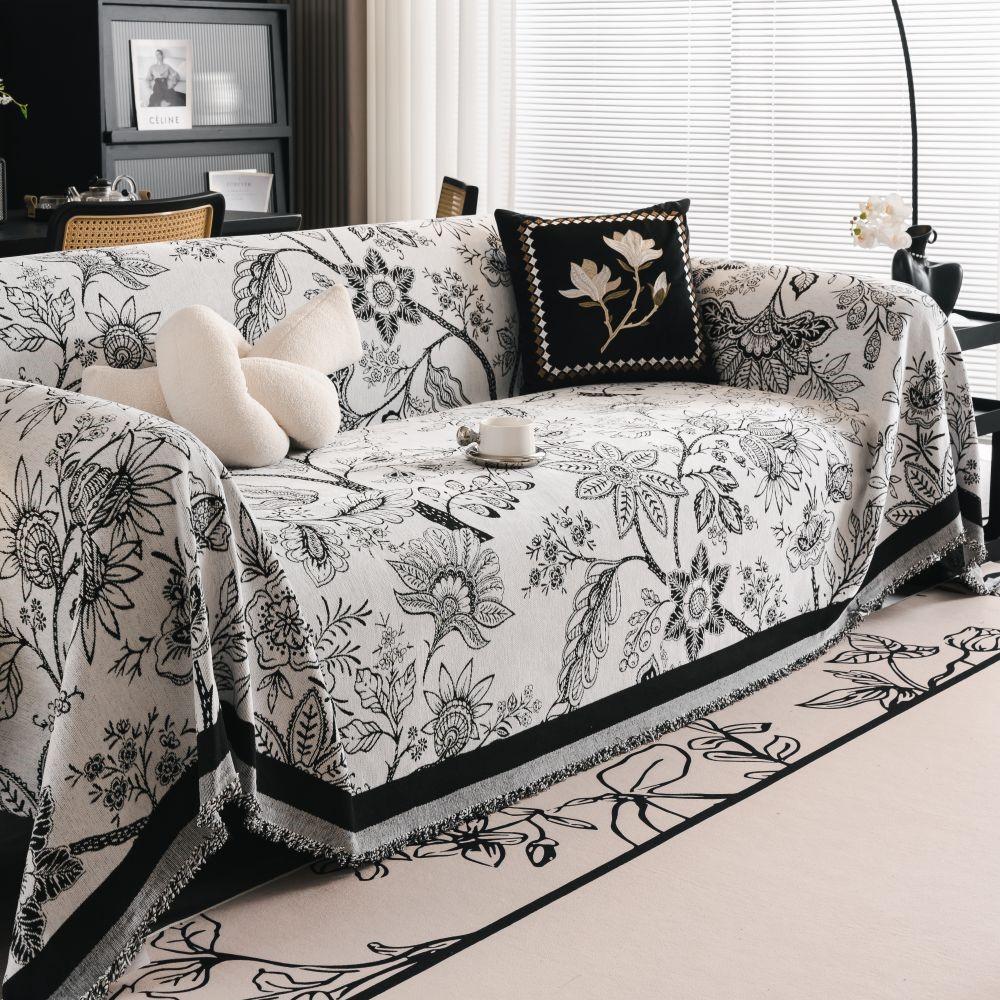 Home Chenille Ethnic Style Sofa Mat Throw Blankets  All-season Camping Picnic Blanket Cover Sofa Cover