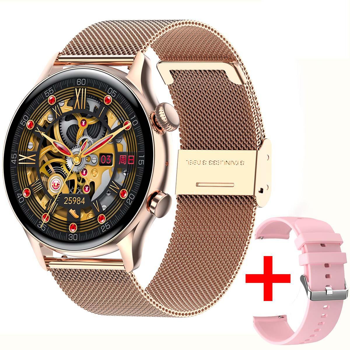 

2024 NFC Smartwatch Men AMOLED 390*390 HD Screen Always Display Time Bluetooth Call IP68 Waterproof Smart Watch