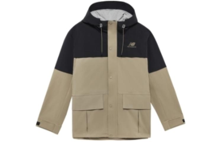 New Balance Jackets Men s Khaki Hooded Moderate Other AMJ23315-DRI S