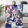 Anime Nap Blanket Sofa Winter Warm A-Madoka A-Magica Bed Fleece Camping Fluffy Soft Blankets King Size Microfiber Bedding