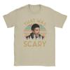 Dean Winchester Supernatural That Was Scary Men T Shirts Humor Tee Shirt Short Sleeve Crew Neck T-Shirt Pure Cotton Summer Tops