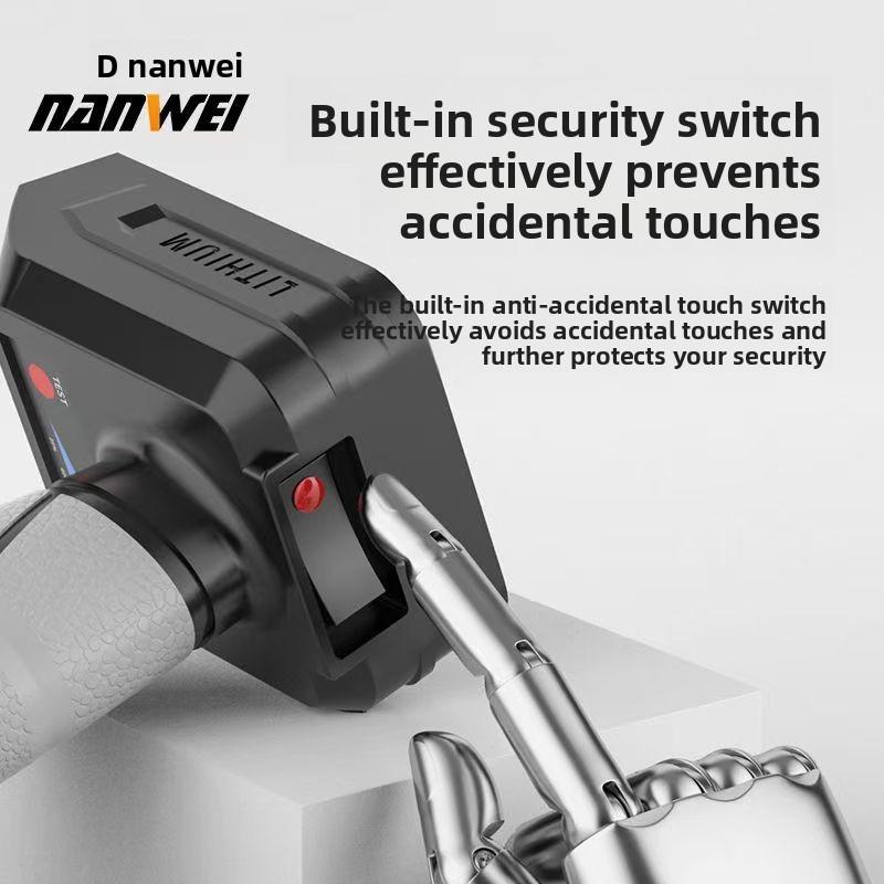 NANWEI Professional Brushless Lithium Battery Hot Melt Welder, Rechargeable High-Power Welder, PPR Water Pipe Household Hot Melt Pipe Welder