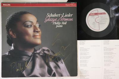 LP Record JESSYE NORMAN, PHILLIP MOLL - Schubert Lieder 4126231 PHILIPS 1985 Netherland Classical Used