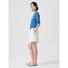 8SECONDS Lettering Round Neck Short Sleeve Pullover Blue (324751Ly8P)