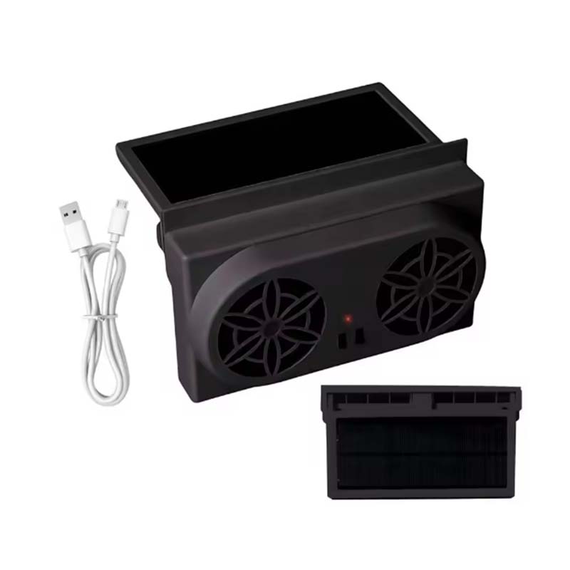 Neuer Solarbetriebener Auto-Kühler Fensterkühler Abluftventilator Auto-Lüftungsgitter Kühlerlüfter Belüftungskühler Kühlsystem Für Auto