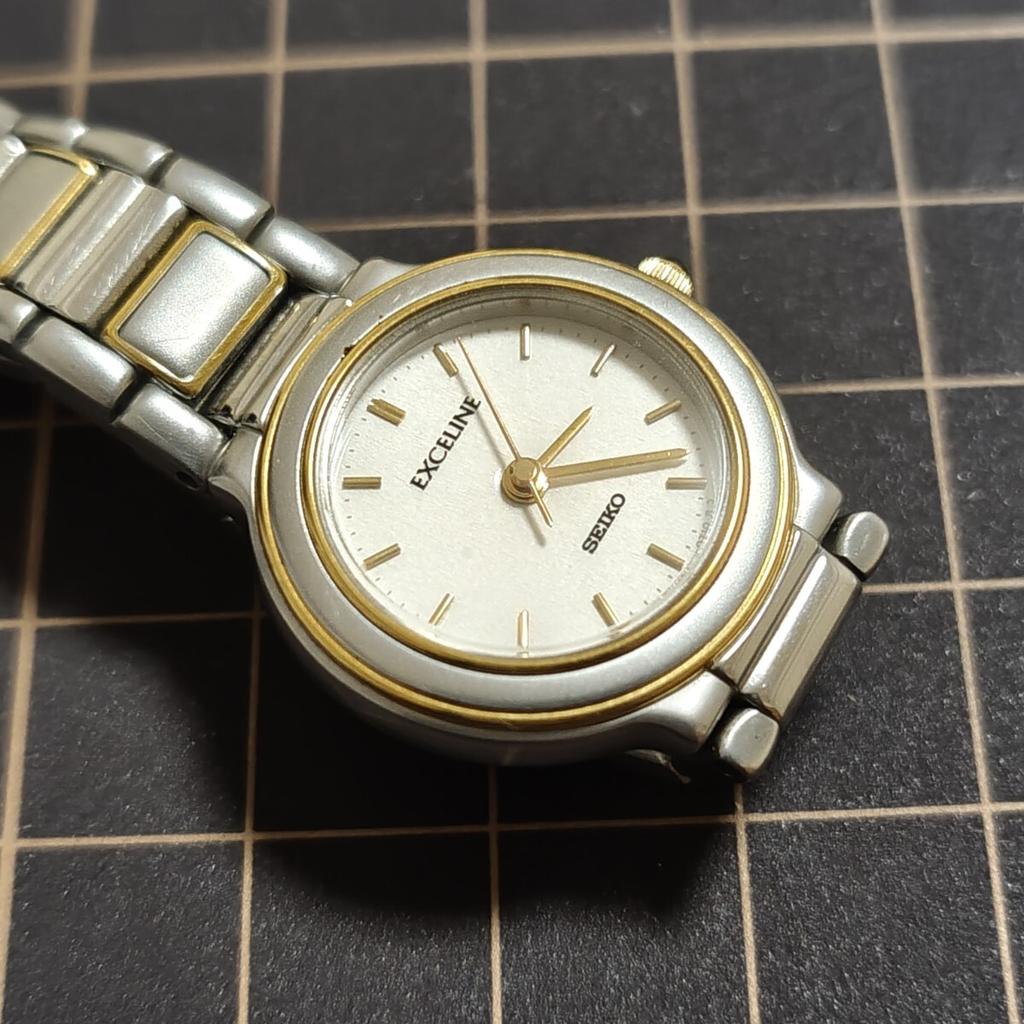 SEIKO EXCELINE Vintage Watch New Management K26e [Working Condition] Ladies' 4N21-0320, Battery