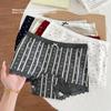 Women's New Summer Sweet Floral Print Lace Traceless Cotton Skin Friendly Breathable Boxer Briefs