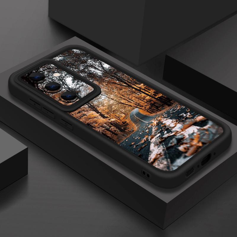 Mountain Road Print Case For Samsung A57 A37 A27 A17 S26 Ultra S25 FE A56 A36 A26 A16 A55 A35 A25 A15 A54 5G S21 S22 S23 S24 Plus Shockproof Cover
