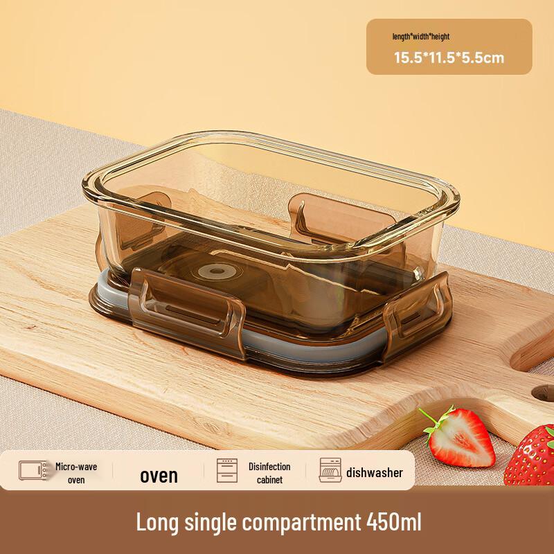 Microwaveable High Borosilicate Glass Food Container Set