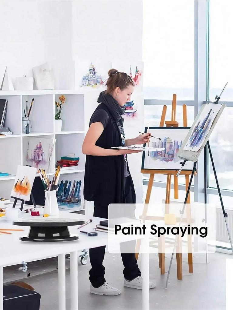 Rotating Cake Turntable, Anti-Skid Base For Carving, Pottery, Painting, Cake Decoration Suitable For Baking And Pottery Lovers