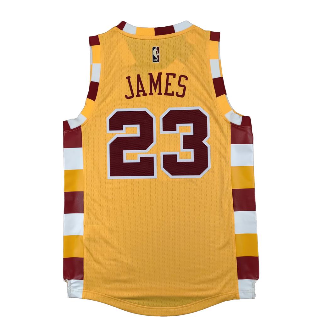Adidas X NBA Collaboration LeBron James Cavaliers 15-16 Season McDonalds Retro Swingman Heat Pressed Comfortable Basketball Jersey AS8145