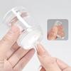 Nail Art Stamper Clear Silicone Stamping Jelly with Scraper for DIY Nail Decor Transparent Visible Body No Misplacement